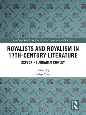 cover image of Royalists and Royalism in 17th-Century Literature